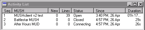 Activity example - 3K