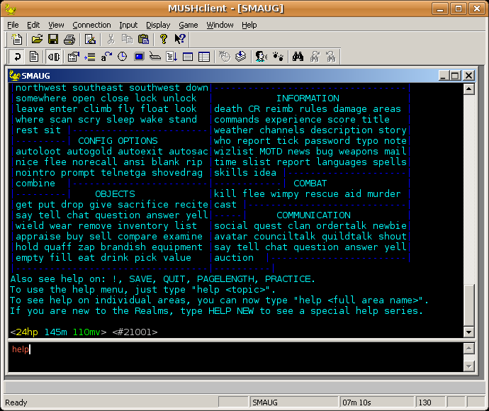 MUSHclient after fixes